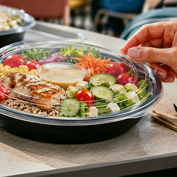 Plastic Microwaveable Take-Out Containers