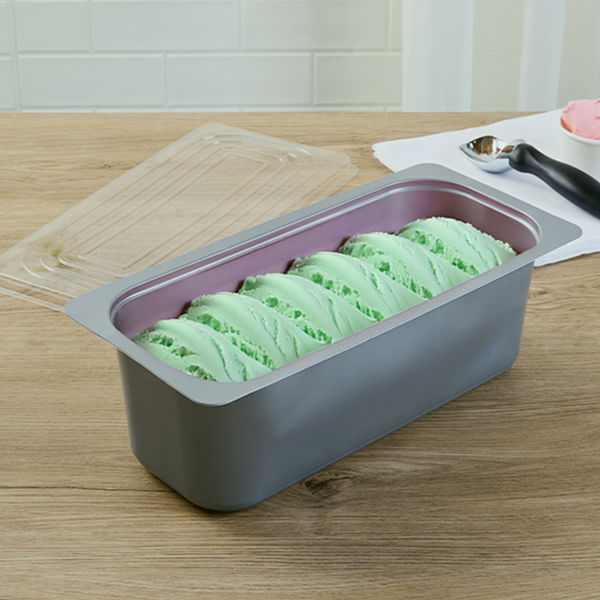 Ice Cream Display and Storage Containers