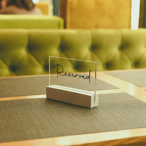 Tabletop Signs