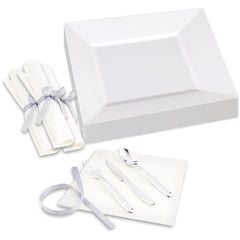 Maxi Serve 100 Square White 10 3/4