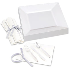 Maxi Serve 100 Square White 10 3/4