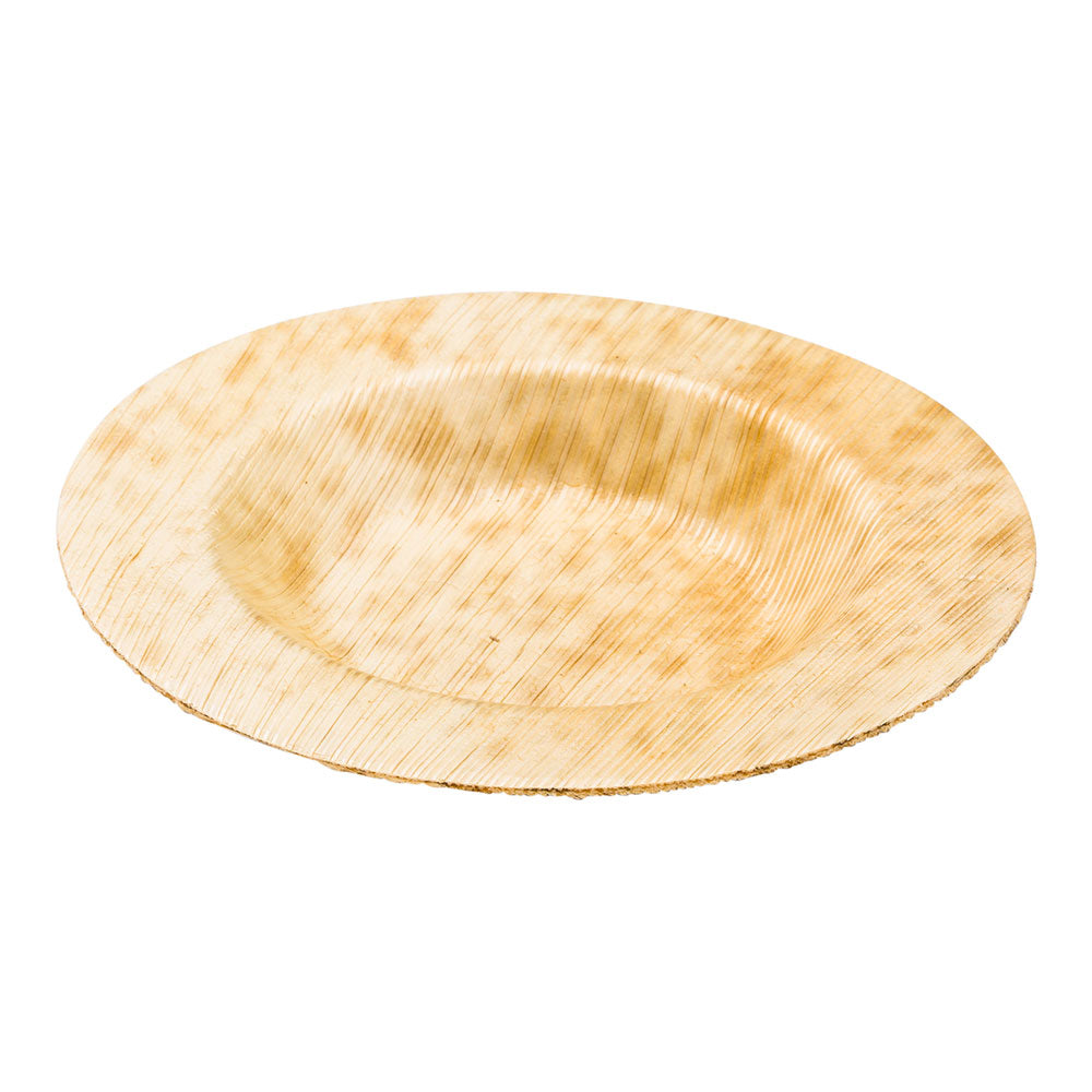 Bambuddha 100 Round Natural 3.5" Bamboo Small Plates and 100 Natural Bamboo 3.5" Mini Forks