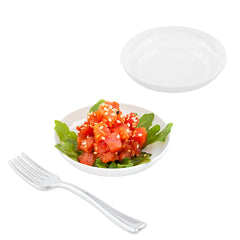 Mini Serve 100 Round White 3.25