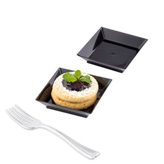 Mini Serve 100 Square Black 2.5
