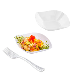 Mini Serve 100 White Plastic 3.5
