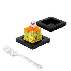 Mini Serve 100 Square Black 2.5