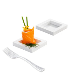 Mini Serve 100 Square White 2.5