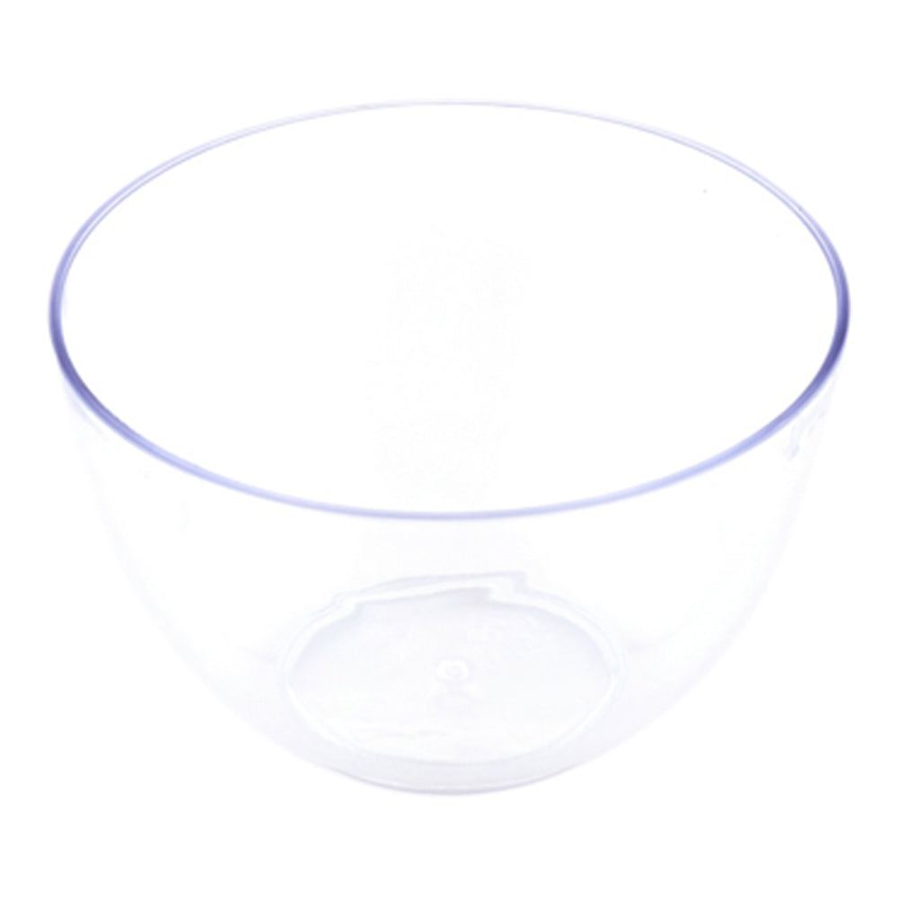 Mini Serve 100 4 oz Round Clear Plastic Bodega Cups and 100 Silver Plastic 4" Mini Forks