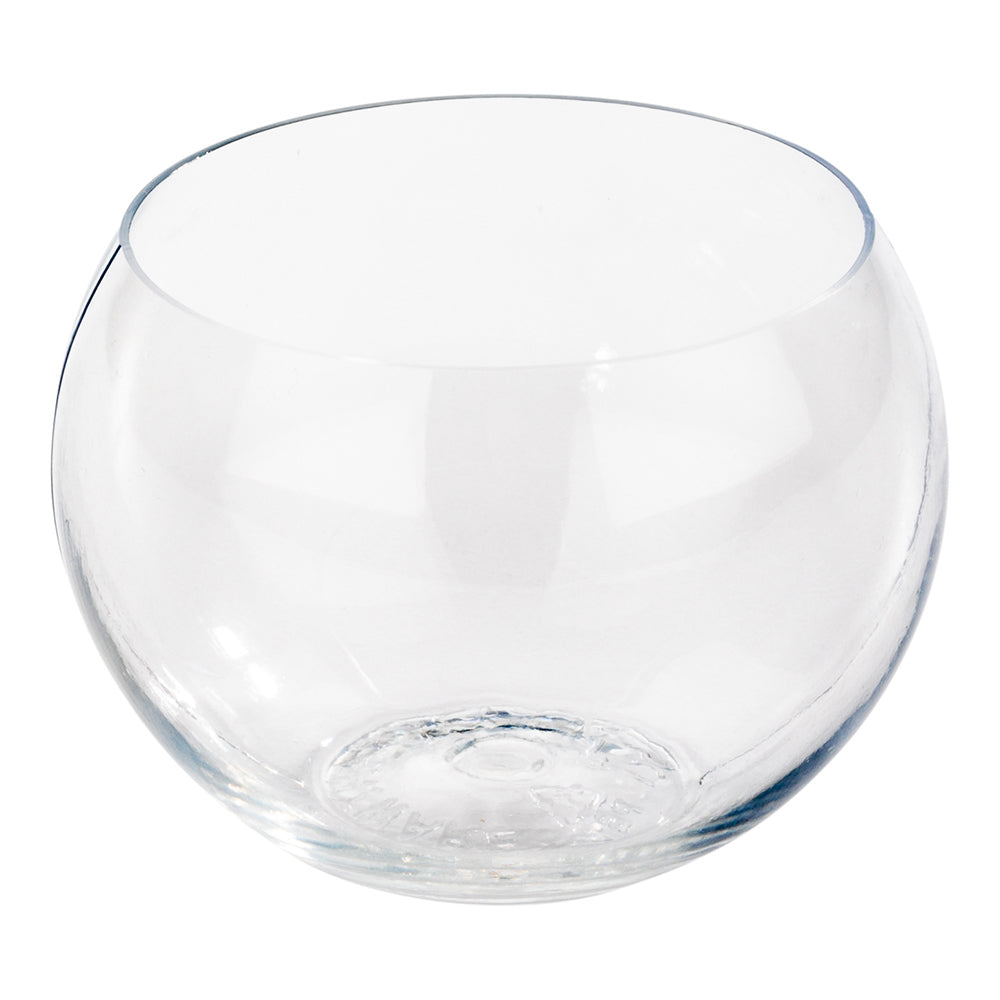 Mini Serve 100 2 oz Sphere Clear Plastic Cups and 100 Silver Plastic 4" Mini Forks