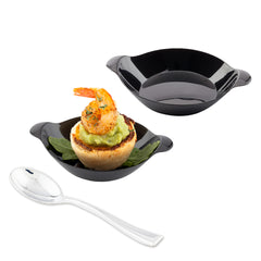 Mini Serve 100 Oval Black 3.75