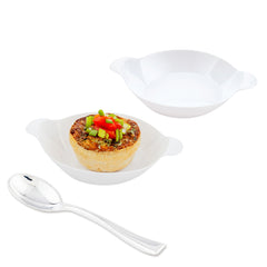 Mini Serve 100 Oval White 3.75