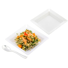 Mini Serve 100 Square White 4.25