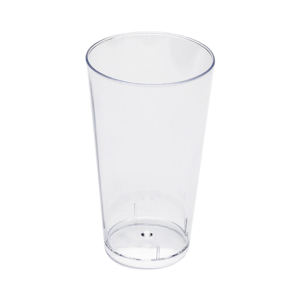 Mini Serve 100 3 oz Round Clear Plastic Cannello Dessert Glass and 100 Silver Plastic 4" Mini Spoons