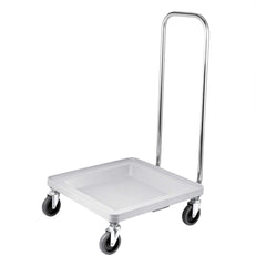Clean Tek Professional 1 Gray Dish Rack Dolly and 1 Dolly Handle