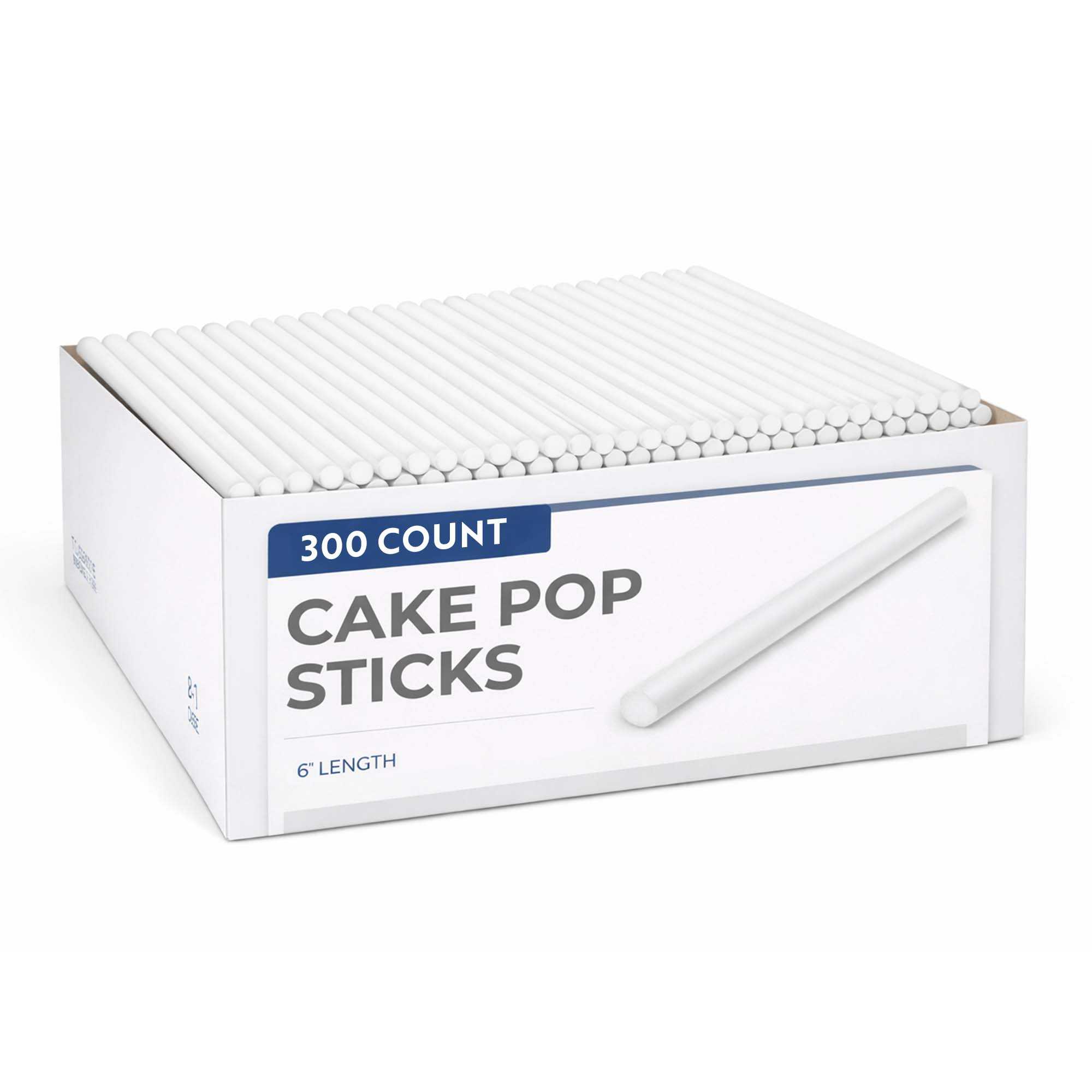 Restpresso White Paper Coffee Stirrer and Lollipop Stick - Biodegradable - 6" x 5/32" - 300 count box