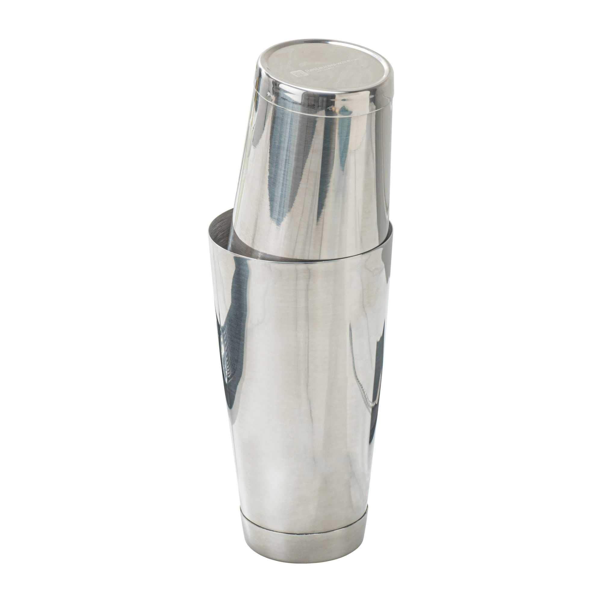 Bar Lux 2-Piece Stainless Steel Cocktail Shaker Tin Set - 16 oz & 24 oz, Weighted, Mirrored Finish - 1 count box