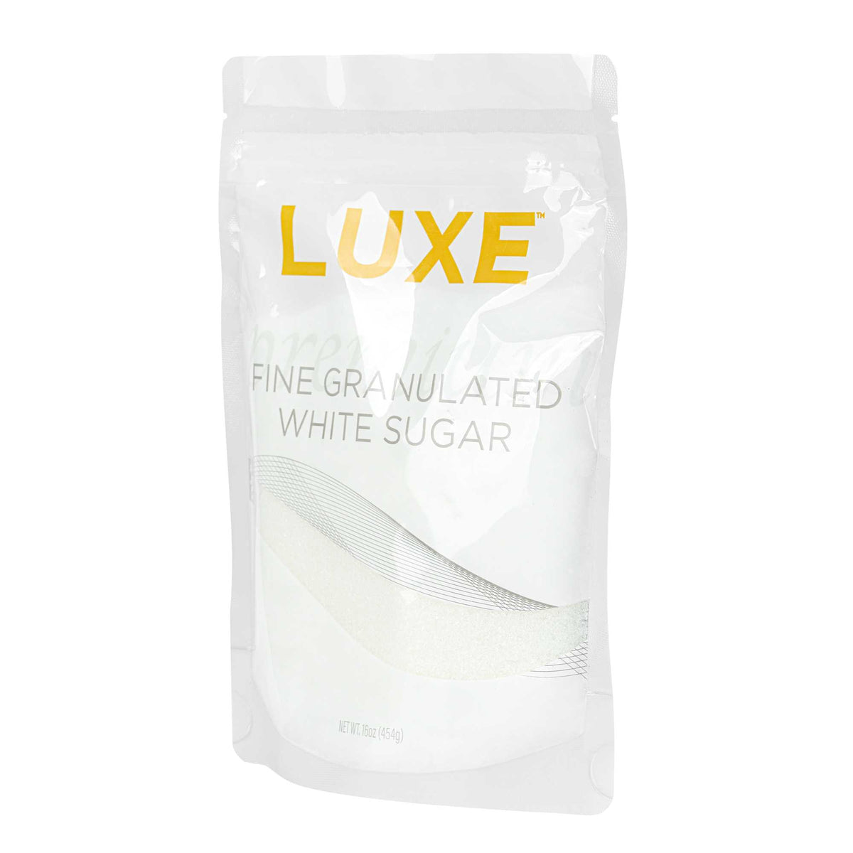 Luxe 1 lb White Fine Granulated Sugar - Cane Sugar - 1 count box