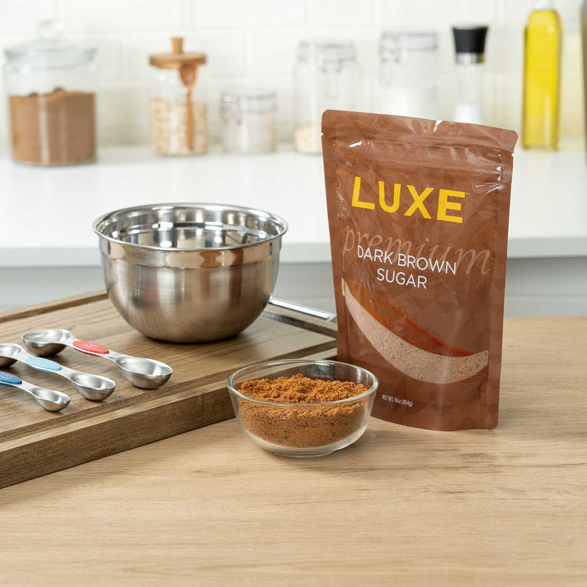 Luxe 1 lb Dark Brown Sugar - Cane Sugar - 1 count box
