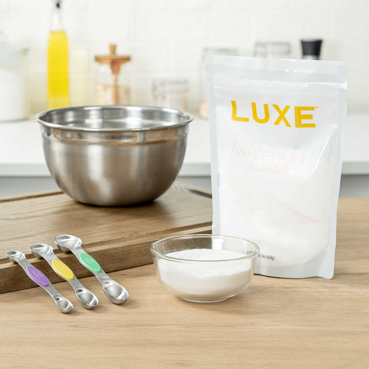 Luxe 1 lb White Soft Sugar - Cane Sugar - 1 count box