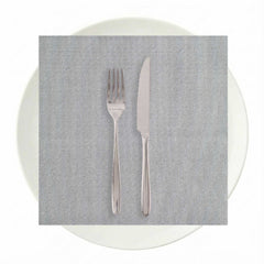Luxenap Square Black Denim Paper Napkin - Air Laid - 15 3/4