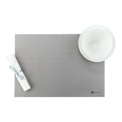 Chef 101 Rectangle Gray Paper Placemat - Heavy Weight, Single-Use - 20