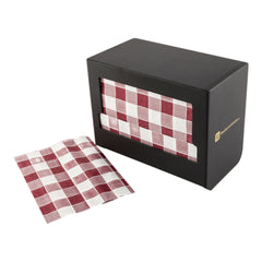 Nature Tek Rectangle Black Wood Napkin Dispenser - For Picnic Print Napkin - 7 1/2