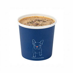 Bio Tek 12 oz Round Frenchie Paper Soup Container - 3 1/2
