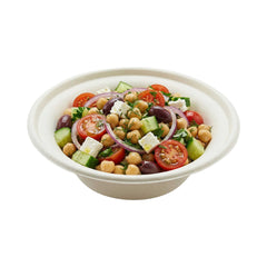 Pulp Tek 12 oz Round White Sugarcane / Bagasse Bowl - 6