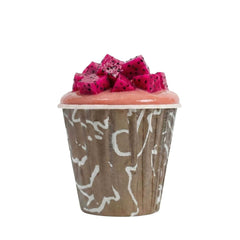 Panificio 4 oz Round Chocolate Wisp Paper Tall Baking Cup - Pleated - 3