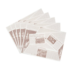 Gastronomia Newsprint Paper Food Wrap and Basket Liner - Greaseproof - 15