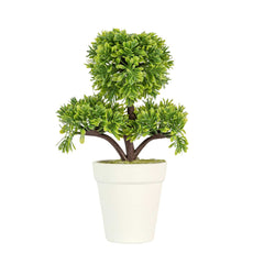 Fiore Green Plastic Petite Green Tree in Plastic Pot - 7