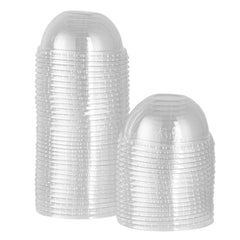 Coppetta Round Clear Plastic To Go Cup Dome Lid - Fits 3 oz - 200 count box