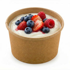 Coppetta 5 oz Round Kraft Paper To Go Cup - 3 1/4