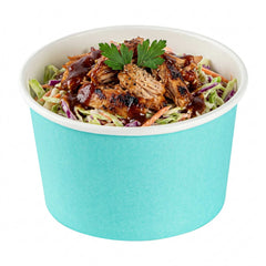 Coppetta 5 oz Round Turquoise Paper To Go Cup - 3 1/4