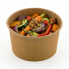 Coppetta 8 oz Round Kraft Paper To Go Cup - 3 3/4