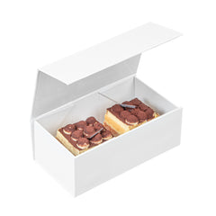 Cater Tek Rectangle White Paper Small Tic Tac Box - Magnetic - 7