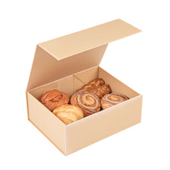Cater Tek Rectangle Kraft Paper Large Tic Tac Box - Magnetic - 10 1/2