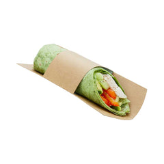 Gastronomia Rectangle Kraft Paper Wrap Vision Display - 9