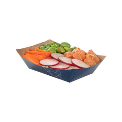 Bio Tek 4 oz Frenchie Paper #25 Food Tray / Boat - 4 1/2
