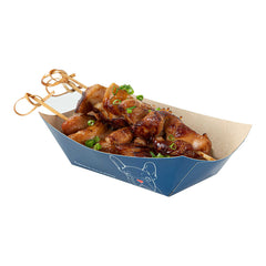 Bio Tek 6 oz Frenchie Paper #40 Food Tray / Boat - 5