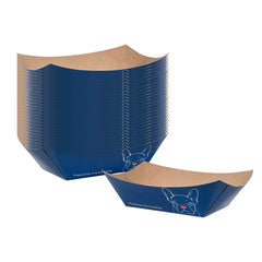 Bio Tek 6 oz Frenchie Paper #40 Food Tray / Boat - 5
