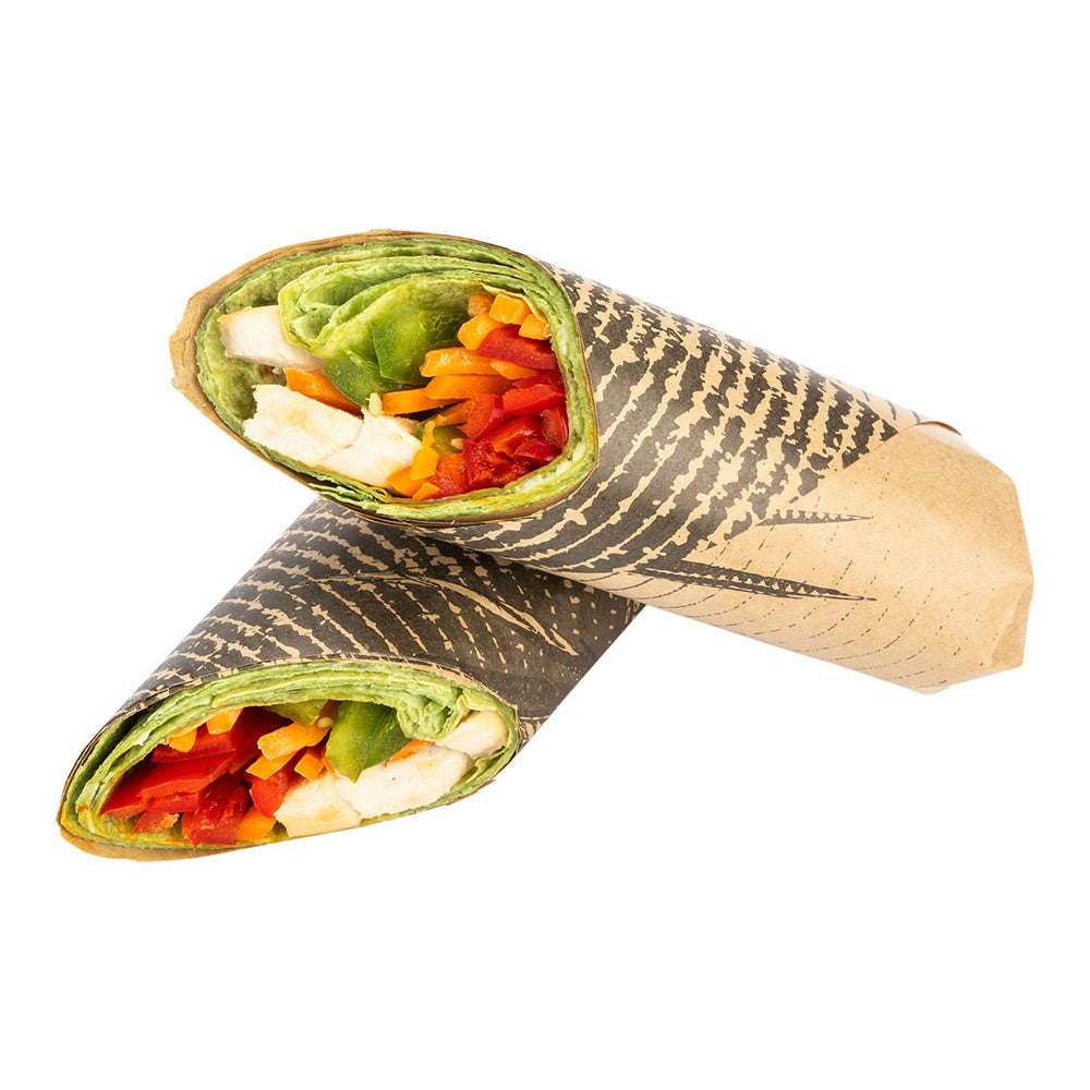 Gastronomia Kraft Paper Food Wrap and Basket Liner - Mexican Agave, Greaseproof - 12" x 12" - 500 count box