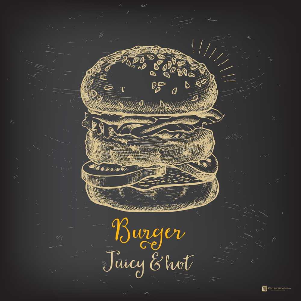 Gastronomia Kraft Paper Burger Wrap and Fry Basket Liner - Juicy and Hot, Greaseproof - 12" x 12" - 500 count box