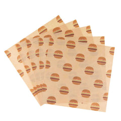 Gastronomia Kraft Paper Food Wrap and Fry Basket Liner - Mini Burger, Greaseproof - 12