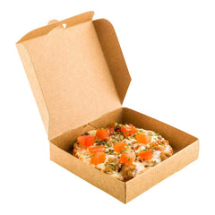 Bio Tek Kraft Paper Mini Pizza Box - 3 1/2