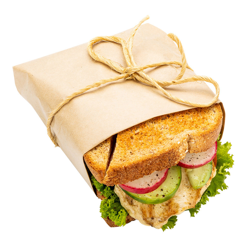 Gastronomia Kraft Paper Food Wrap and Basket Liner - Greaseproof - 12" x 12" - 500 count box