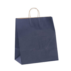 Saving Nature Dark Blue Paper Large Retail Bag - with Handles - 16