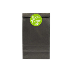 Label Tek Plastic Fresh Label - Green with White Font, Tamper-Evident - 2