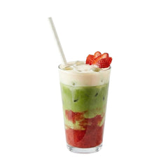Bev Tek White Paper Straw - Biodegradable, 6mm - 7 3/4