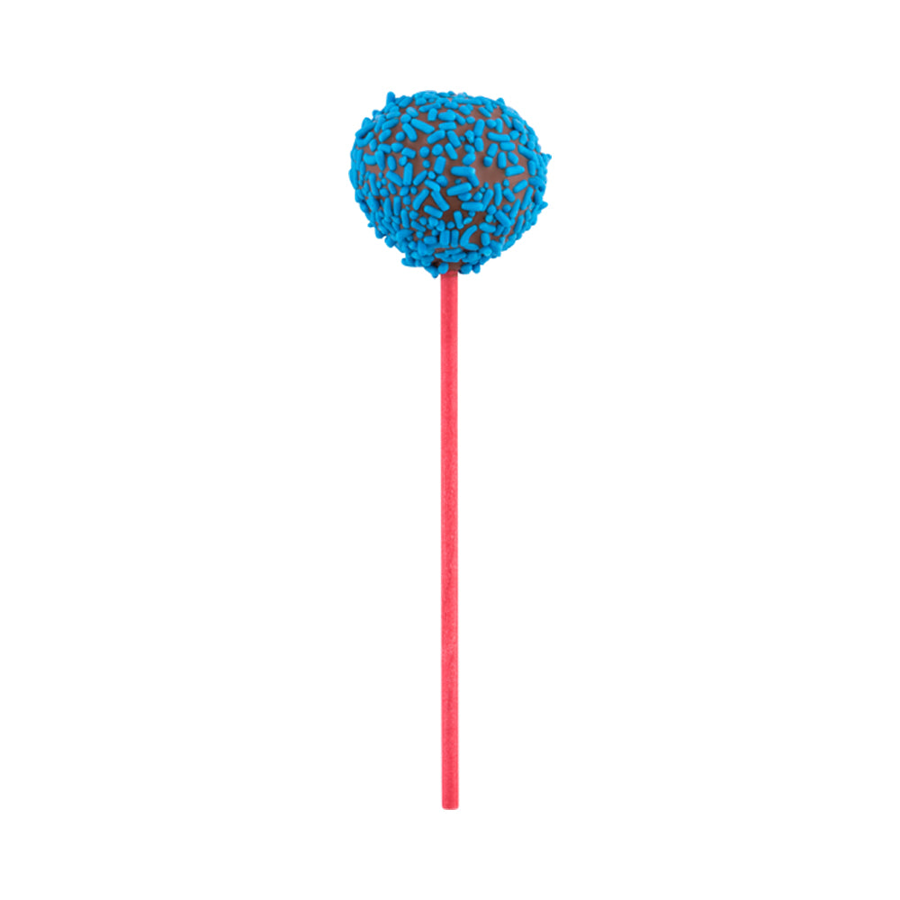 Restpresso Red Paper Cake Pop and Lollipop Stick - Biodegradable - 6" x 5/32" - 100 count box